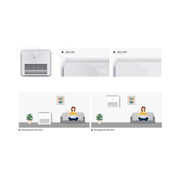 Hisense Wall Mounted Ventilation System 500 CFM R32 Remote Control