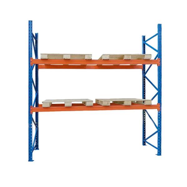 2 Tires Industrial Metal Shelving Powder Coated Warehouse Storage Racks