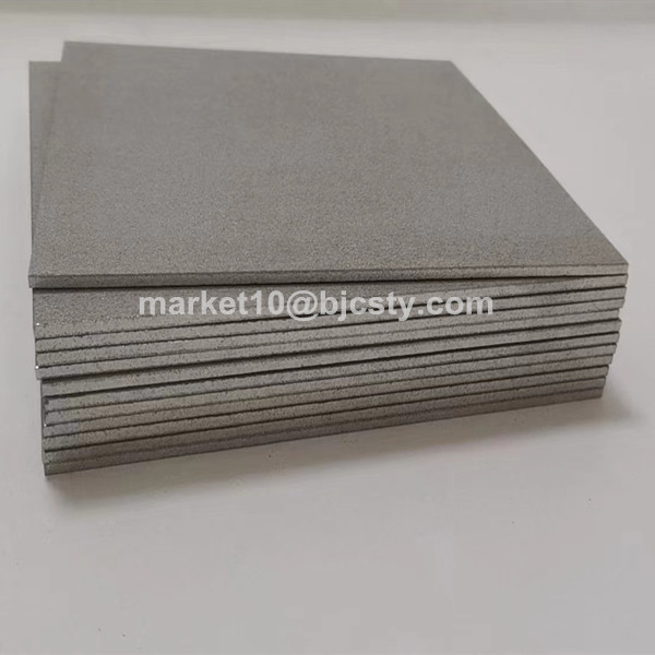 плита титана 0.8mm пористая спекла патроны фильтра титана