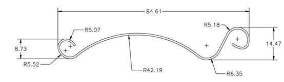 380V 15 M/porta mínima do obturador que forma a cor personalizada padrão do CE da máquina