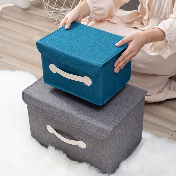 Customized Tote Bag and Foldable Clothes Storage Box for Bedroom Quilt Organization