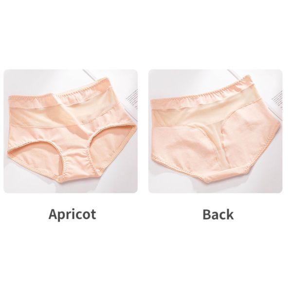 Нижнее белье Waisted женщин высокое плюс размера ремней безшовный сексуальный полости Crotch хлопка вне прозрачный
