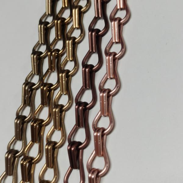 15.7mm x 8.85 mm Size Metal Curtains With Aluminum Custom Pattern