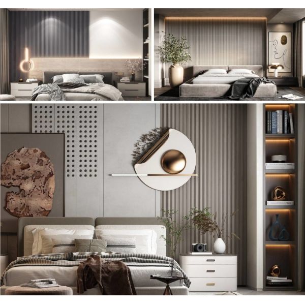 Установка Moistureoproof внутренней панели древесины стойкости WPC 15mm легкая