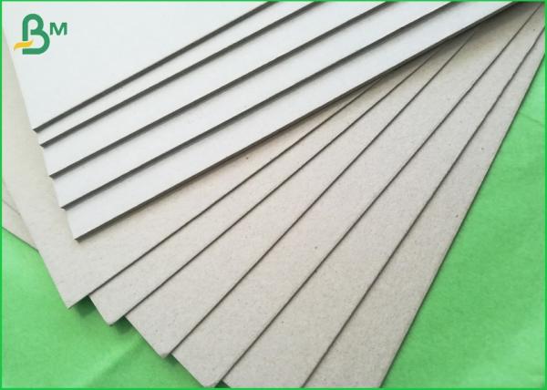Duplex Grey Board Paper 1.5mm In Sheet Size , Grey Chipboard 1000gsm For Puzzles