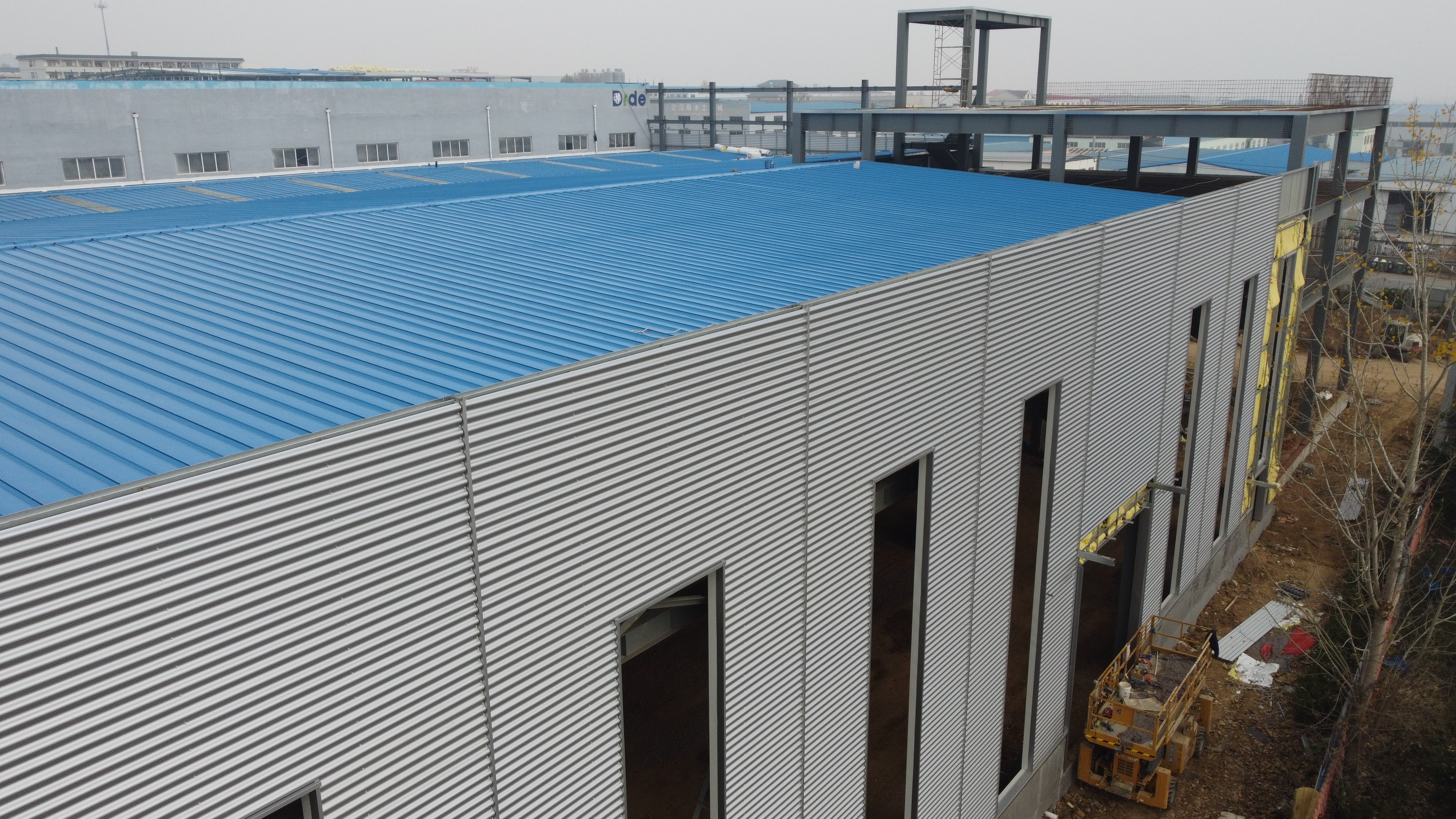 Anti Wind Earthquake Resistant Bolt Connection Prefab Steel Workshop Complete Set Sandwich Panels Single Sheets Doors Windows Bolts