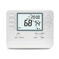 24V Digital 2 calor / 1 frio bomba de calor de quarto termostato com duplo alimentado