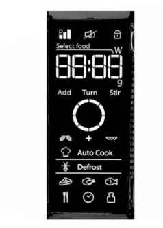 3.5V VA LCD Display with Negative High Contrast and 12 O'clock Viewing Angle