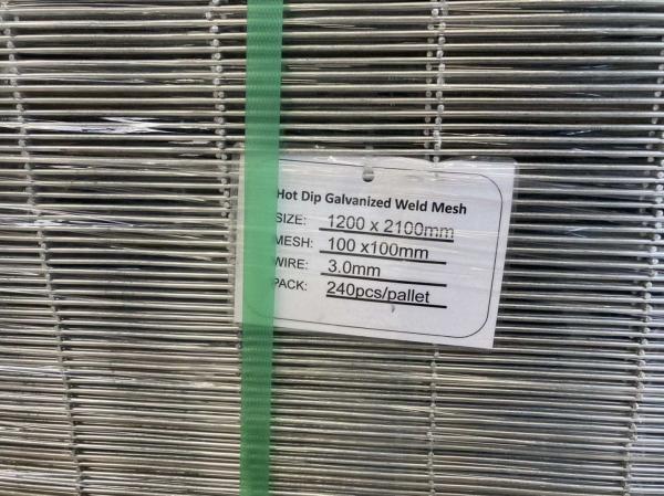 12.7×12.7mm Welded Metal Mesh Panels Carbon Steel Iron Wires Electric Galvanizing