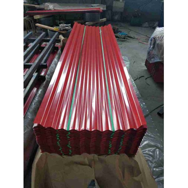 Color Coated Galvalume Corrugated Steel Roof Sheets 50–180g/m² for Building Materials