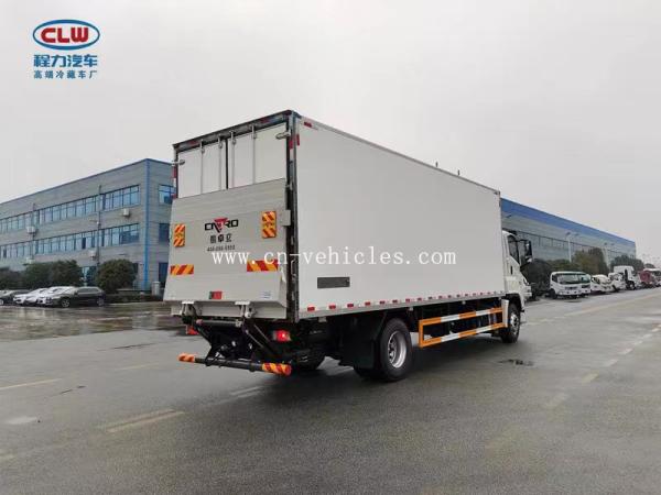 ISUZU Giga Thermo King Freezer Refrigerated Van Truck With Hydraulic Gate