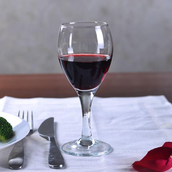 Tulip Shape Short Stem Wine Goblets 250ml 8.5 Oz For White Wine / Bubble Wines