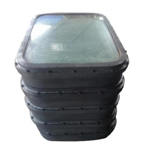 1240x840xR120 Size Marine Windows For Boats Oil Tanker 19mm Glass Thickness