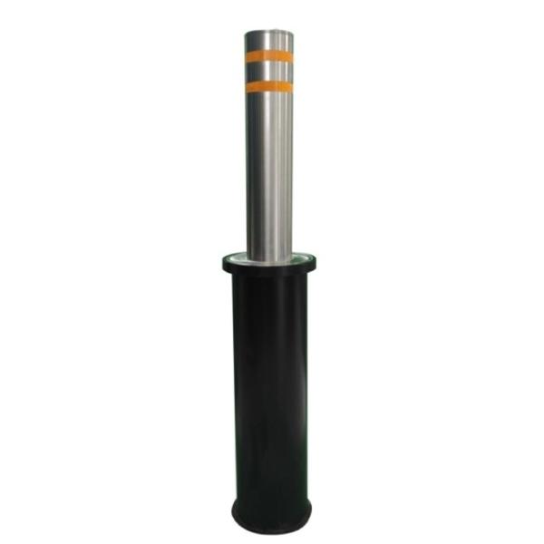 Bollards rétractables manuels avec verrouillage à clé et résistance anti-encombrement