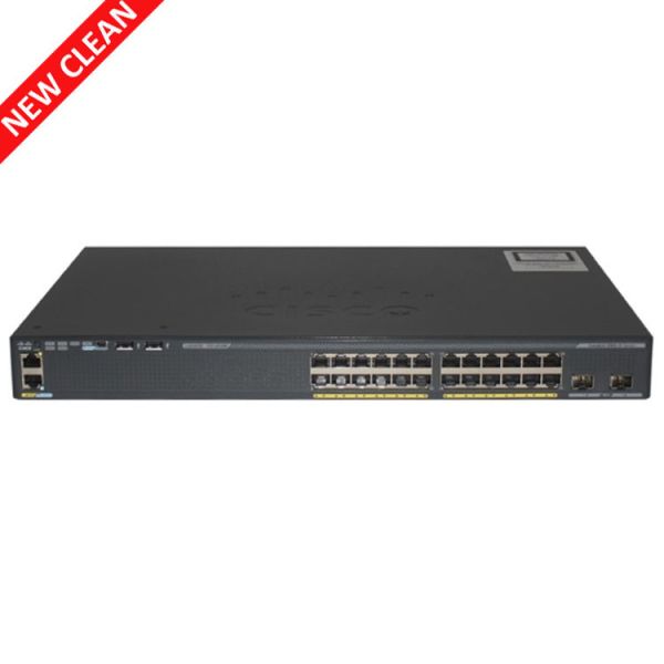 CISCO Network Switch 2960X series Gigabit Switch WS-C2960X-24TD-L New Clean