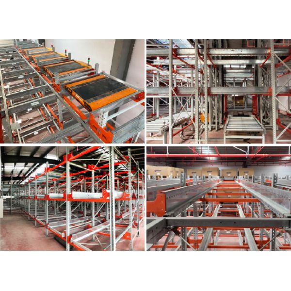 Four-Way Shuttle Pallet ASRS Room Temperature Warehouse Automatic Storage and Retrieval System Radio Shuttle Racking