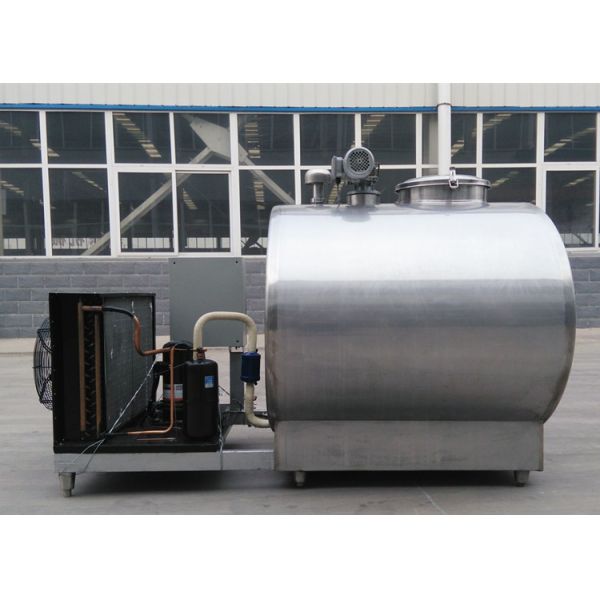 Refrigerating Stainless Steel Storage Tank Blending Milk Cooling Tank