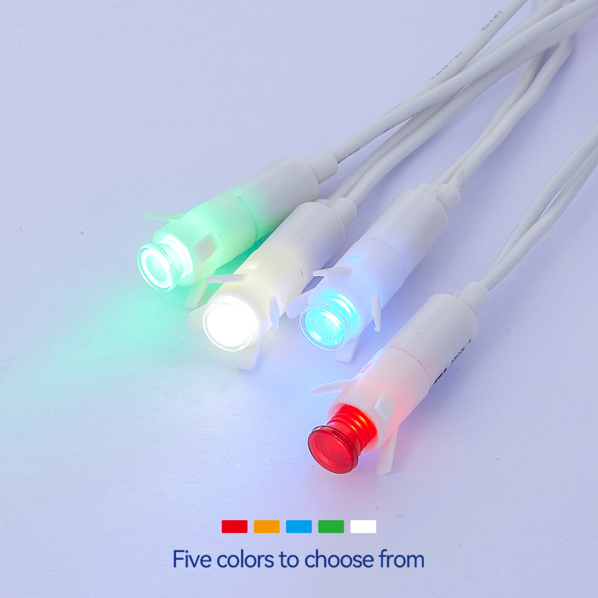 12mm Waterproof LED Metal Indicator Light Pilot Signal Light Multicolor 0~5w