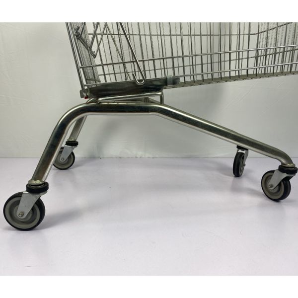 европейская вагонетка супермаркета стиля 275L носит тележку металла большой емкости со складными двойными местами ребенка
