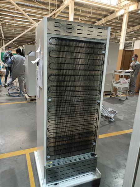 2-8 Degree Vertical Hospital Laboratory Medical Grade Refrigerator 226L with Single Glass Door High Quality