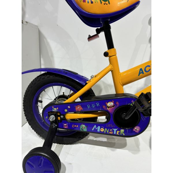 Алюминиевый корпус из стали Легкий детский велосипед с 4 колесами 12 дюймовый детский велосипед