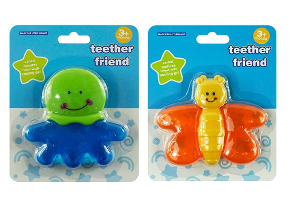 Animal Shaped Infant Baby Toys Cooling Teether With Soft Textured Surfaces