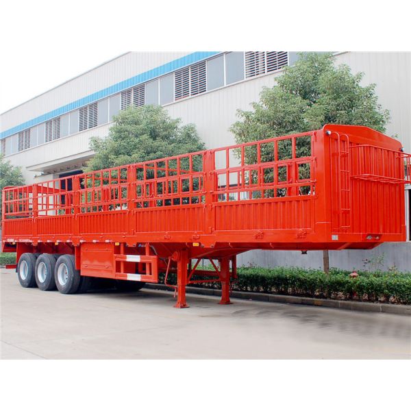 40T 45T 40 Ft Semi Trailer , 3 Axle Container Semi Trailer For Warehouse /