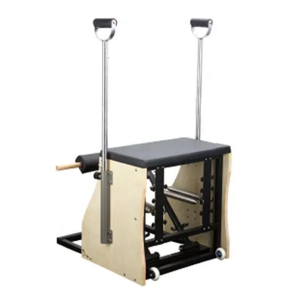 Adjustable Springs Resistance System Pilates Chairs Featuring Wood Frame and