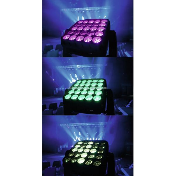 Nebula Matrix Light 25x12w RGBW 4in1 LED Wall Wash Stage Light Moving Head