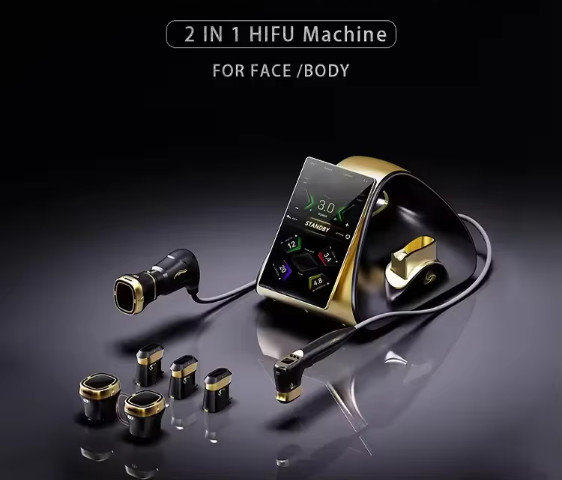 Переносной 22d Max Hifu Machine с Rf Lipo для лифтинга лица и натягивания кожи тела