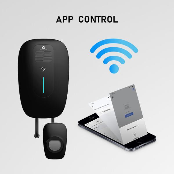 FCC Wall Mounted EV Charging Station Wifi APP 22kw 3 Phase Electric Car Charger