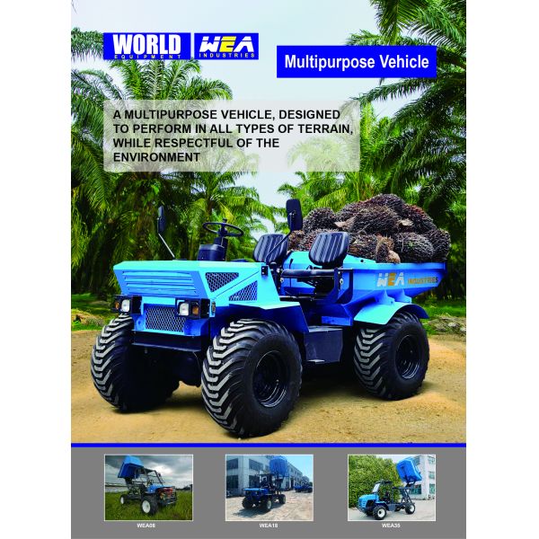 Трактор 14HP Dumper плантации пальмового масла земледелия привода 4 колес