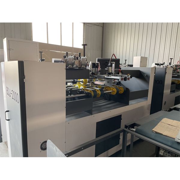 Revestidor de doble unión semiautomático y resistente para la producción de cajas de cartón corrugado