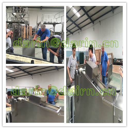 Низкая энергия зажарила производственную линию немедленной лапши, еду делая машину