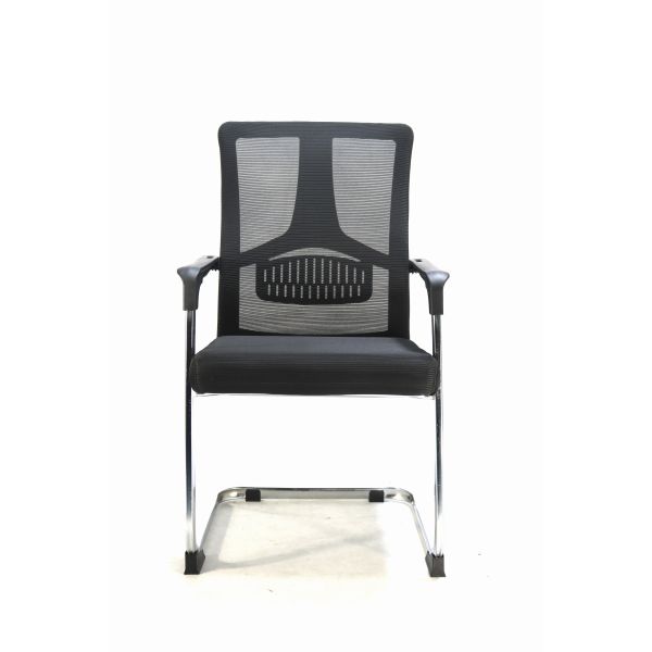 Visitor Gaming Office Mesh Chair Low Back With 1.2mm Chrome Leg