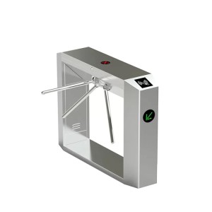8 inch HD IPS Display Tripod Turnstile Gate with 500mm Arm Length and 304 Stainless Steel Housing