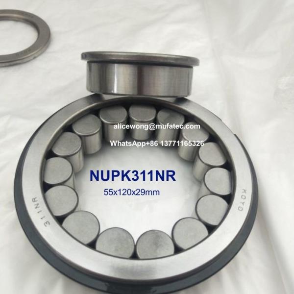NUPK311NR NUPK311 Cylindrical Roller Bearing 55x120x29mm With Snap Ring