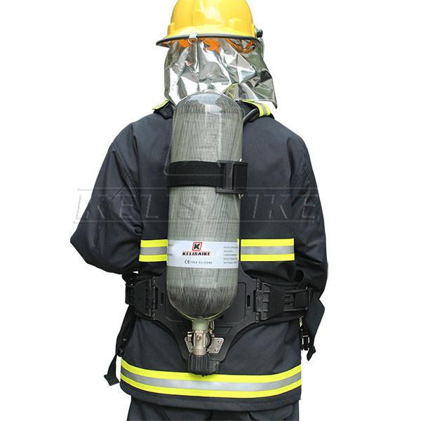 Scba Compressed Air Breathing Apparatus 6.8L/9L Carbon Fiber Tank for Emergency Rescure