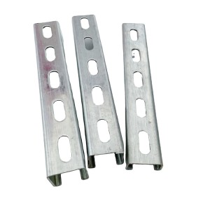 Plant Galvanized Steel Unistrut Channel Slotted C Channel 1mm~3mm Thickness