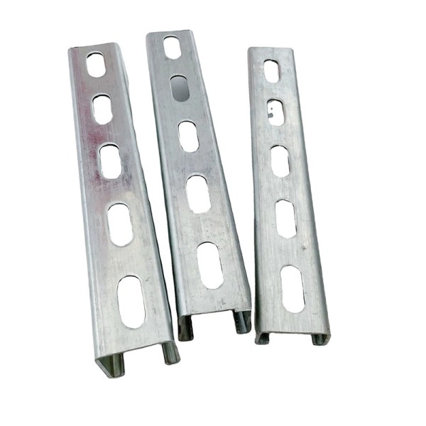 Plant Galvanized Steel Unistrut Channel Slotted C Channel 1mm~3mm Thickness