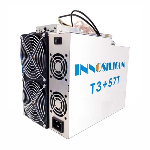 3300W Coin Miner Machine INNOSILICON T3+ 57T SHA256 Algorithm