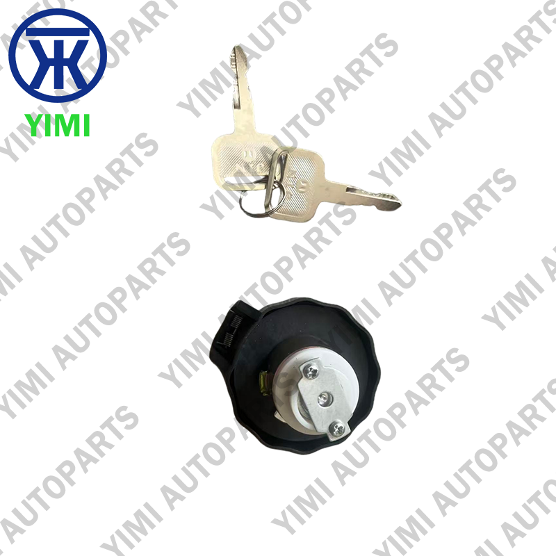 OEM Standard Locking Fuel Cap with Integrated Key Lock and Corrosion-Resistant Metal Alloy for ISUZU NHR54 4JA1 Truck