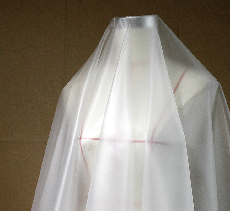 Fog Surface 100% Tpu Transparent Clothing Material