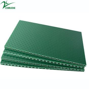 Colored Corrugated Plastic Sheets 4 X8 PP Honeycomb Panel Green