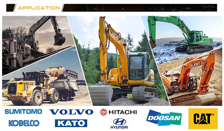 EX200-2 Kit de conversion d'excavateur Pompes hydrauliques