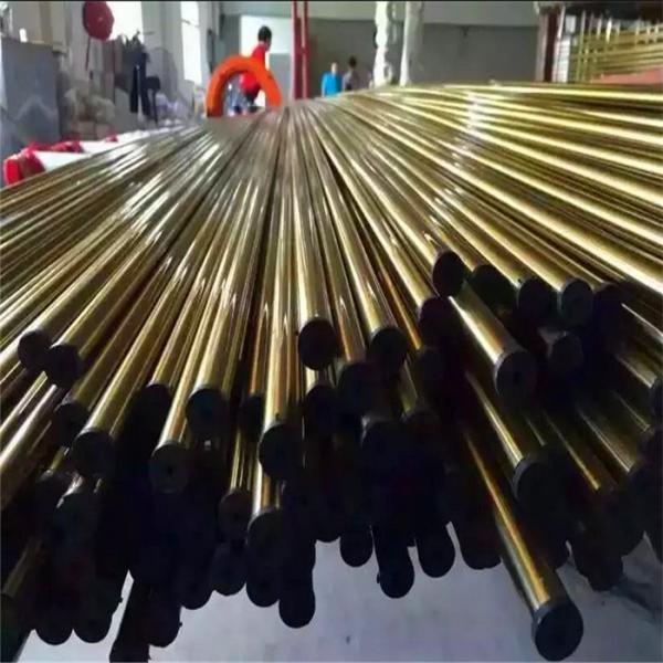 high quality decorative stainless steel pipe square tube with gold or rose gold mirror finish
