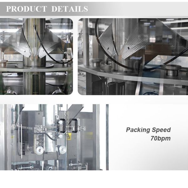 420mm VFFS 70bpm Vertical Form Fill Seal Packaging Machine For Peanut