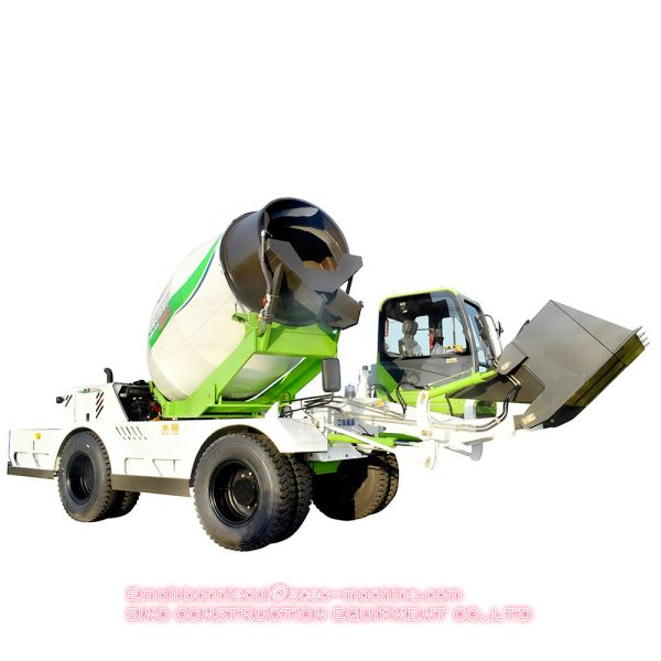 Привод 4 колес 92 тележка конкретного смесителя КВ самозарядных 6,5 М3