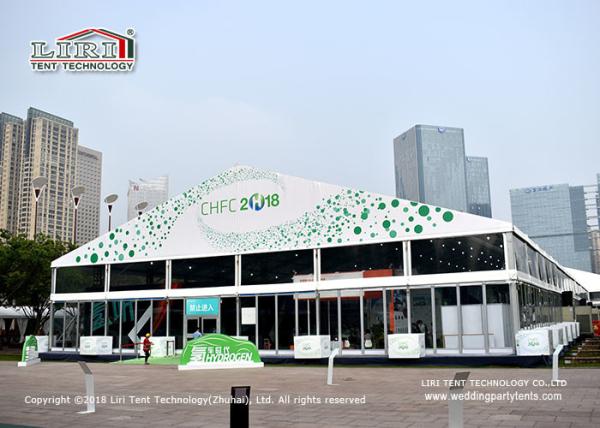 Huge Marquee Tent Structure System For Car Exhibition Show / White Party Tent