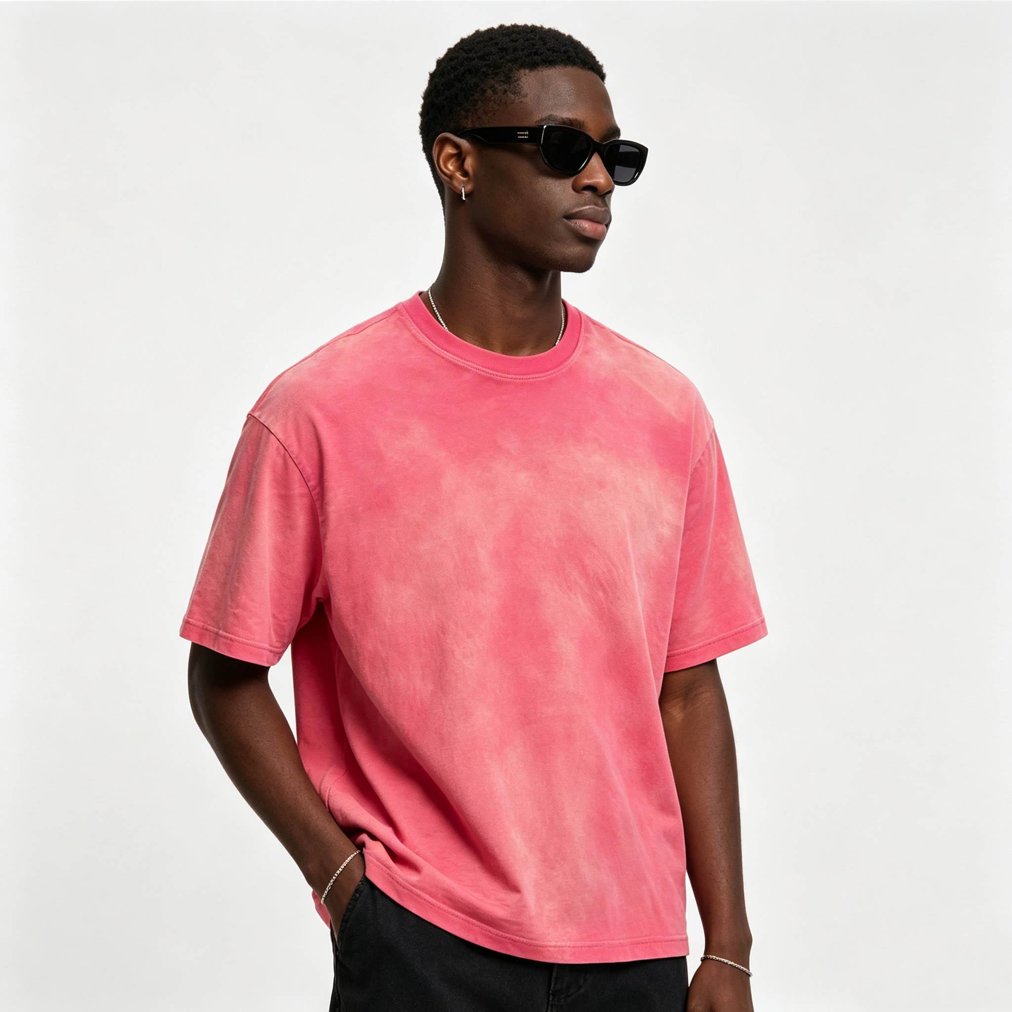 Relaxed Men's Custom Polo Shirts 180G 100 Cotton Polo Shirt Wrinkle Resistant